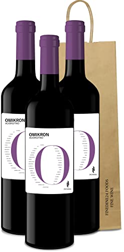 Rotwein trocken OMIKRON | griechischer Wein (Agiorgitiko) 3x 750ml von Cabernet Sauvignon