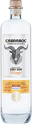Cabraboc Dry Gin Taronja 0,7L - Mallorca Spanien - 44% vol - ideal für Gin Tonic und andere Gin Cocktails Cabraboc Dry Gin Taronja 0,7L - Mallorca Spanien - 44% vol - ideal für Gin Tonic und andere Gin Cocktails von Cabraboc