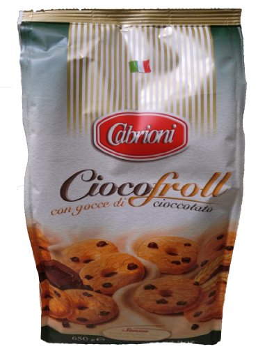 Cabrioni Ciocofroll Italienische Kekse - Beutel 650 Gramm von Cabrioni
