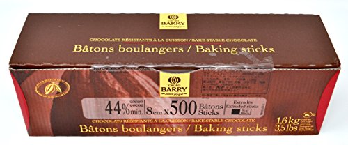 Cacao Barry - Croissant Baking Sticks mit dunkler Schokolade (500 Stück) 1,6 kg von Cacao Barry