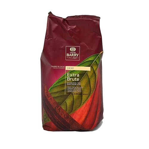 Cacao Barry Extra Brute Kakaopulver 1kg - Feines Kakaopulver von Callebaut für intensiven Schokoladengeschmack - Perfekt für Backen, Desserts und heiße Trinkschokolade für Profis und Hobbybäcker Cacao Barry Extra Brute Kakaopulver 1kg - Feines Kakaopulver von Callebaut für intensiven Schokoladengeschmack - Perfekt für Backen, Desserts und heiße Trinkschokolade für Profis und Hobbybäcker von Cacao Barry