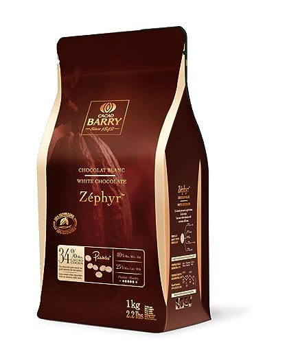 Zéphyr, weiße Schokolade, Callets, 34% Kakao, 1 kg Zéphyr, weiße Schokolade, Callets, 34% Kakao, 1 kg von Cacao Barry