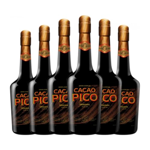 Liköre Cacao Pico Drittel-Liter-Flasche 35 cl (Schachtel mit 6 Drittel-Liter-Flasche von 35 cl) von Cacao Pico