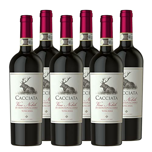 Vino Nobile di Montepulciano DOCG "Cacciata" Rotwein Toskana trocken (6 x 0.75l) von Cacciata