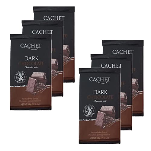 Set mit 6 schwarzen Schokolade-Dessert – Tablett, 300 g Set mit 6 schwarzen Schokolade-Dessert – Tablett, 300 g von Cachet