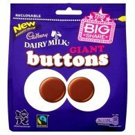 CADBURY DAIRY MILK GIANT BUTTONS LARGE BAG CADBURY DAIRY MILK GIANT BUTTONS LARGE BAG von Cadbury