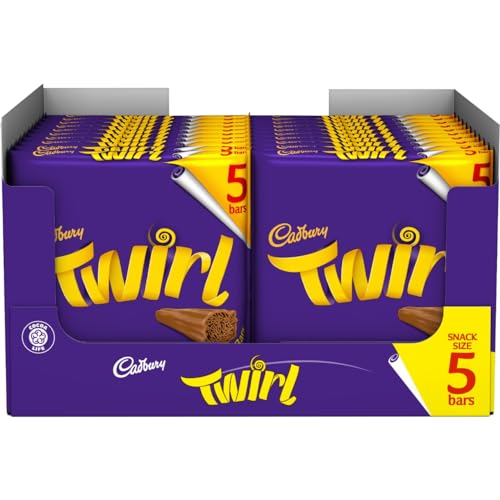 CADBURY Twirl Single Bar 20 x 5 Bars Multi Packs Full Box Original von Cadbury