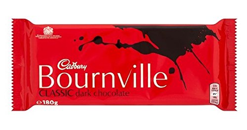 Cadbury Bournville Schokoladenriegel, 180 g, 5 Stück von Cadbury