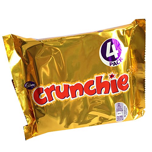 Cadbury Crunchie Chocolate Bar (4x32g) 128g von Cadbury