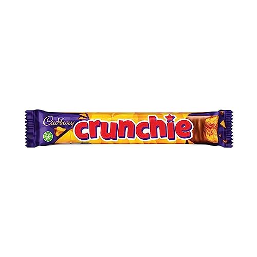 Cadbury Crunchie Chocolate Bar From England (Case of 48 x 40g Bars) von Cadbury