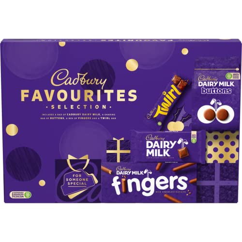 Cadbury Dairy Milk Faviourites Weihnachten Auswahlbox 370g von Cadbury