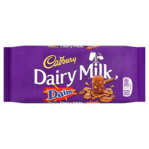 Cadbury Dairy Milk with Daim Chocolate Bar, 120g Cadbury Dairy Milk with Daim Chocolate Bar, 120g von Cadbury