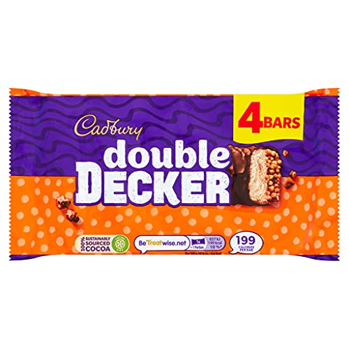 Cadbury Double Decker Schokoladenriegel, 4 Stück, 174,8 g von Cadbury