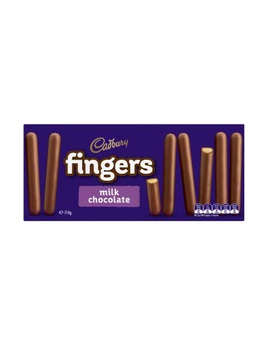 Cadbury Fingers Milchschokolade 114g x 12 Cadbury Fingers Milchschokolade 114g x 12 von Cadbury
