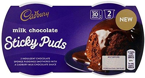 Cadbury Klebrig Puds Milchschokolade 2 Pro Packung Cadbury Klebrig Puds Milchschokolade 2 Pro Packung von Cadbury