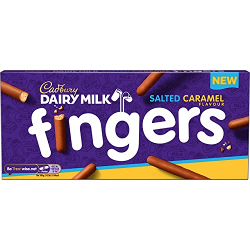 Cadbury Milch Fingers Salted Caramel Flavour 114 Gramm von Cadbury