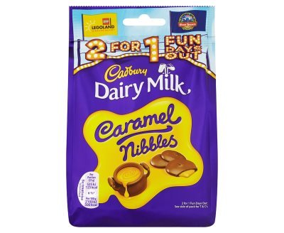 Cadbury Milchmilch Karamell Knabbereien 120g (5 Stück) von Cadbury