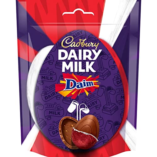 Cadbury Milchmilch Miniatur Daim Schokoladenbeutel Ostereier, 77 g Cadbury Milchmilch Miniatur Daim Schokoladenbeutel Ostereier, 77 g von Cadbury