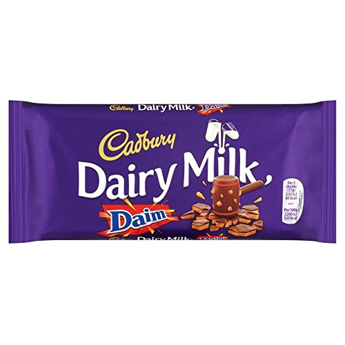 Cadbury Milchmilch mit Daim Schokoriegel, 120 g von Cadbury