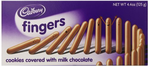 Cadbury Milk Chocolate Fingers, 4.4 Ounce (Pack of 12) by Cadbury von Cadbury