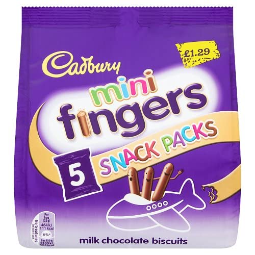 Cadbury Mini Fingers Snack Pack 115g von Cadbury