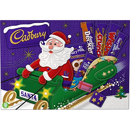 Cadbury Medium Weihnachtsmann Auswahl Box (Schachtel mit 8) von Cadbury