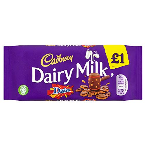 Cadbury Schokoladenriegel, 120 g, 1 Stück Cadbury Schokoladenriegel, 120 g, 1 Stück von Cadbury