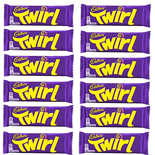 Cadbury Twirl Schokoladenriegel, 43 g, 24 Stück Cadbury Twirl Schokoladenriegel, 43 g, 24 Stück von Cadbury