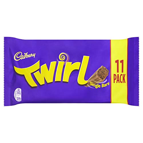 Cadbury Twirl Schokoladentiegel, 11 x 21,5 g von Cadbury