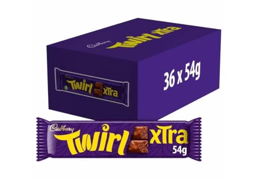 Cadbury Twirl xTra 54 g x 36 Riegel von Cadbury