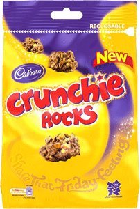 Cadburys Crunchie Rocks Schokoladenbonbons – 10 Beutel von Cadbury