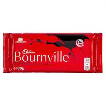 Original Cadbury's Bournville Schokoladenblock 100g von Cadbury