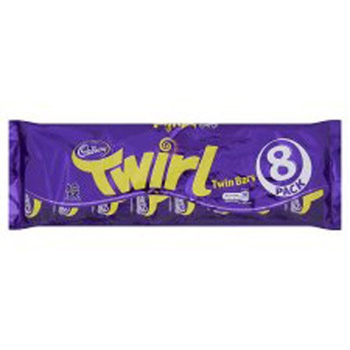 Twirl 8X34g von Cadbury