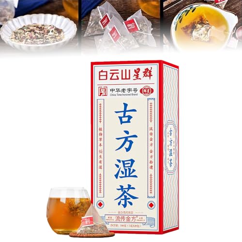 Caduola 29 Geschmacksrichtungen von Tee mit alter Formel, chinesischer Kräutertee für die Leber, Gesundheits-Leberpflege-Tee gegen Feuchtigkeit, feuchtigkeitsentfernender Schlankheitstee (1 Karton) von Caduola