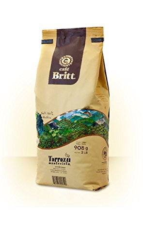 Cafe Britt Tarrazu Montecielo Arabica ganze Bohne Kaffee, 908 g Packung von Cafe Britt