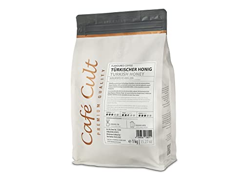 1kg - Café Cult - Türkischer Honig - aromatisierter Röstkaffee - ganze Bohnen von Café Cult