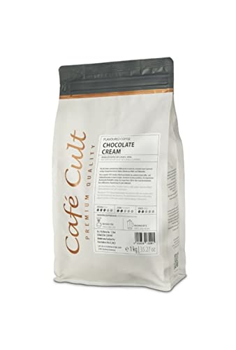 2 X Café Cult Kaffee "Chocolate Cream" in 1 kg Tüte, ganze Bohne, aromatisiert = 2 kg von Café Cult
