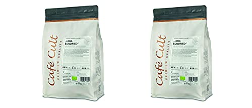 2 X NEU Café Cult BIO Kaffee Ecuador Loja Sun dried organic in 1 kg Tüte, ganze Bohne DE-ÖKO-006 = 2 kg 2 X NEU Café Cult BIO Kaffee Ecuador Loja Sun dried organic in 1 kg Tüte, ganze Bohne DE-ÖKO-006 = 2 kg von Café Cult