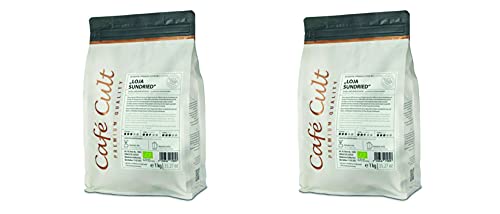 2 X NEU Café Cult BIO Kaffee Ecuador Loja Sun dried organic in 1 kg Tüte, ganze Bohne DE-ÖKO-006 = 2 kg von Café Cult