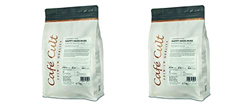 2 X NEU Café Cult Kaffee "English Caramel" in 1 kg Tüte, ganze Bohne, aromatisiert = 2 kg von Café Cult