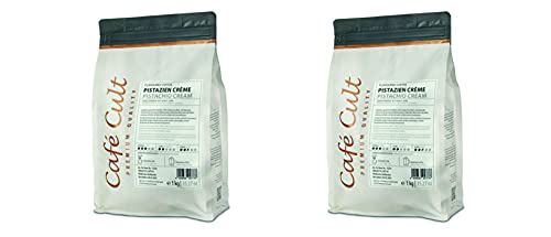 2 X NEU Café Cult Kaffee "Pistazien Creme" in 1 kg Tüte, ganze Bohne, aromatisiert = 2 kg von Café Cult