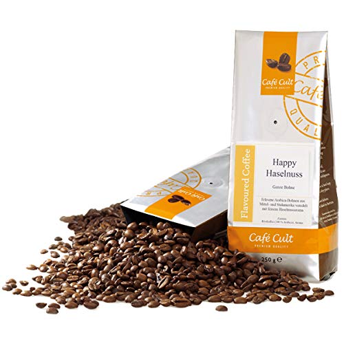 Cafe Cult Happy Haselnuss Kaffeebohnen 250g Cafe Cult Happy Haselnuss Kaffeebohnen 250g von Cafe Cult