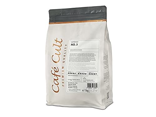 NEU Café Cult Espresso No. 3 in 1 kg Tüte, ganze Bohne von Café Cult