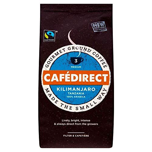 Cafédirect Fairtrade Kilimanjaro Gerösteten Und Gemahlenen Kaffee (227G) von Café Direct