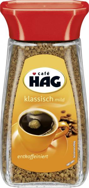 Café Hag löslicher Kaffee klassisch mild entkoffeiniert Café Hag löslicher Kaffee klassisch mild entkoffeiniert von Café Hag