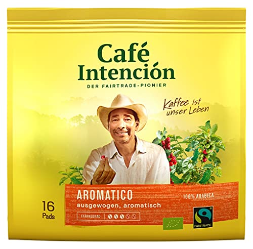 Kaffeepads AROMATICO von Café Intención, 6x16 Stück von Café Intención