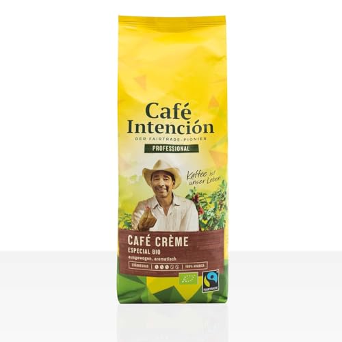 Kaffee CAFÉ CRÈME Especial Bio von Café Intención, 1000g Bohnen (6 Stück) von Café Intención