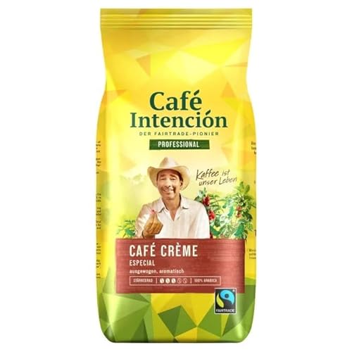 Kaffee CAFÉ CRÈME Especial von Café Intención, 1000g Bohnen (1 Stück) von Café Intención