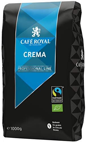 Café Royal Crema Bio Fairtrade Max Havelaar Professional Line Bohnenkaffee. 1er Pack (1 x 1 kg) von Café Royal