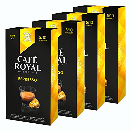 Café Royal Espresso, Kaffee, Röstkaffee, Kaffeekapseln, Nespresso Kompatibel, 40 Kapseln von Café Royal